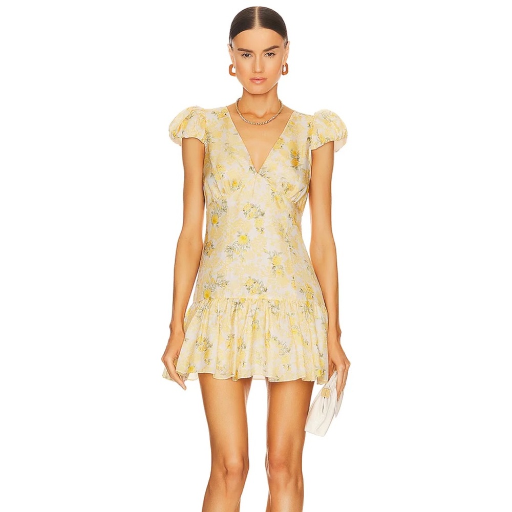 LoveShackFancy Russ Silk Minidress (never worn) new with tags